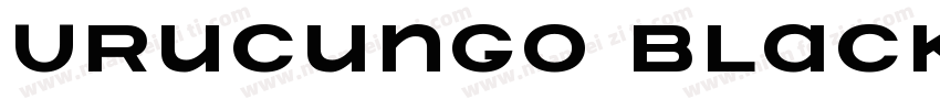 Urucungo Black字体转换